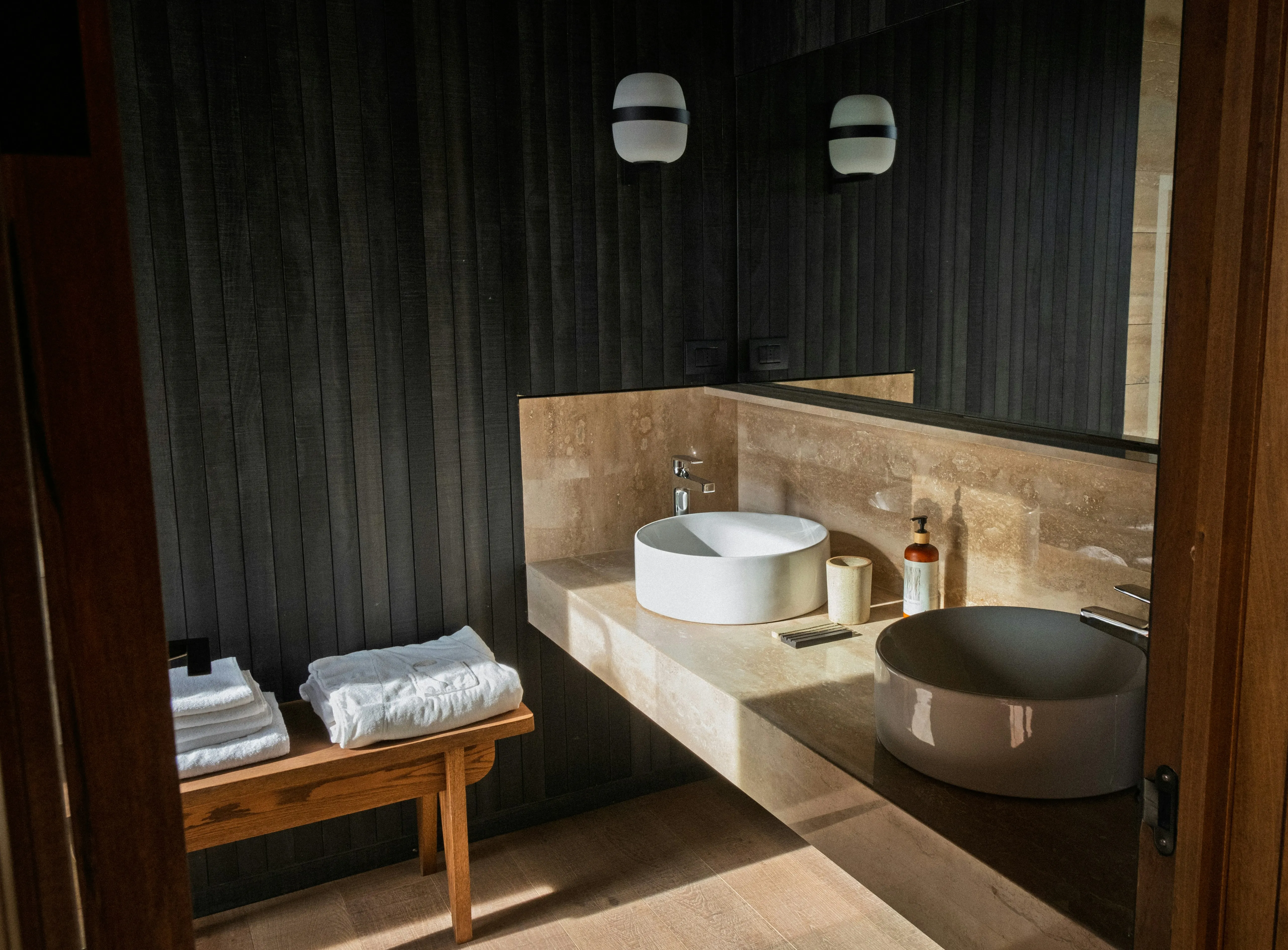 Modern bathroom remodel by West Valley home renovation contractor